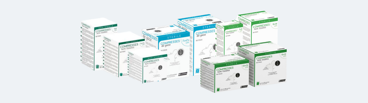 Compresses médicales