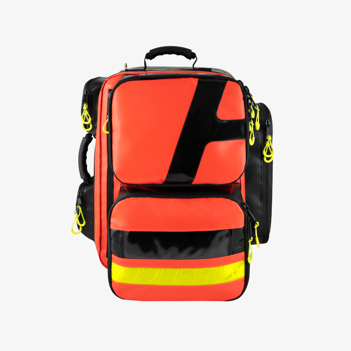 AEROcase® Sac à dos d’urgence Rouge Fluo - MEDpacks B1XLC