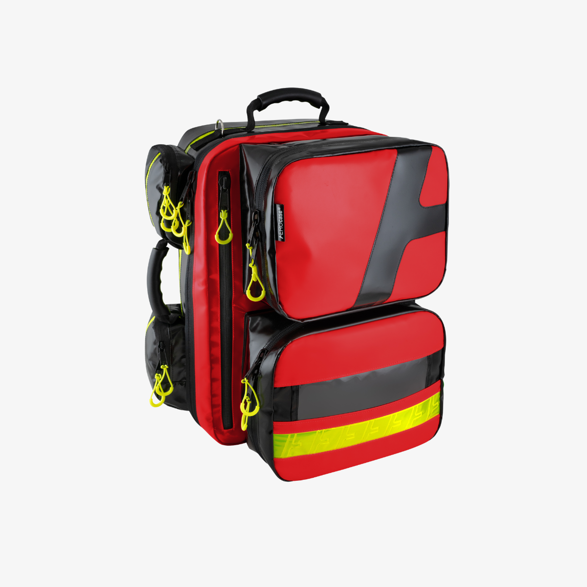 AEROcase® Sac à dos d’urgence Rouge - MEDpacks B1XLC