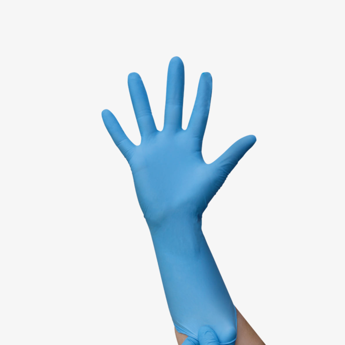 Gant d'examen en nitrile sans poudre 300mm RESISKIN EUROMEDIS Bleu