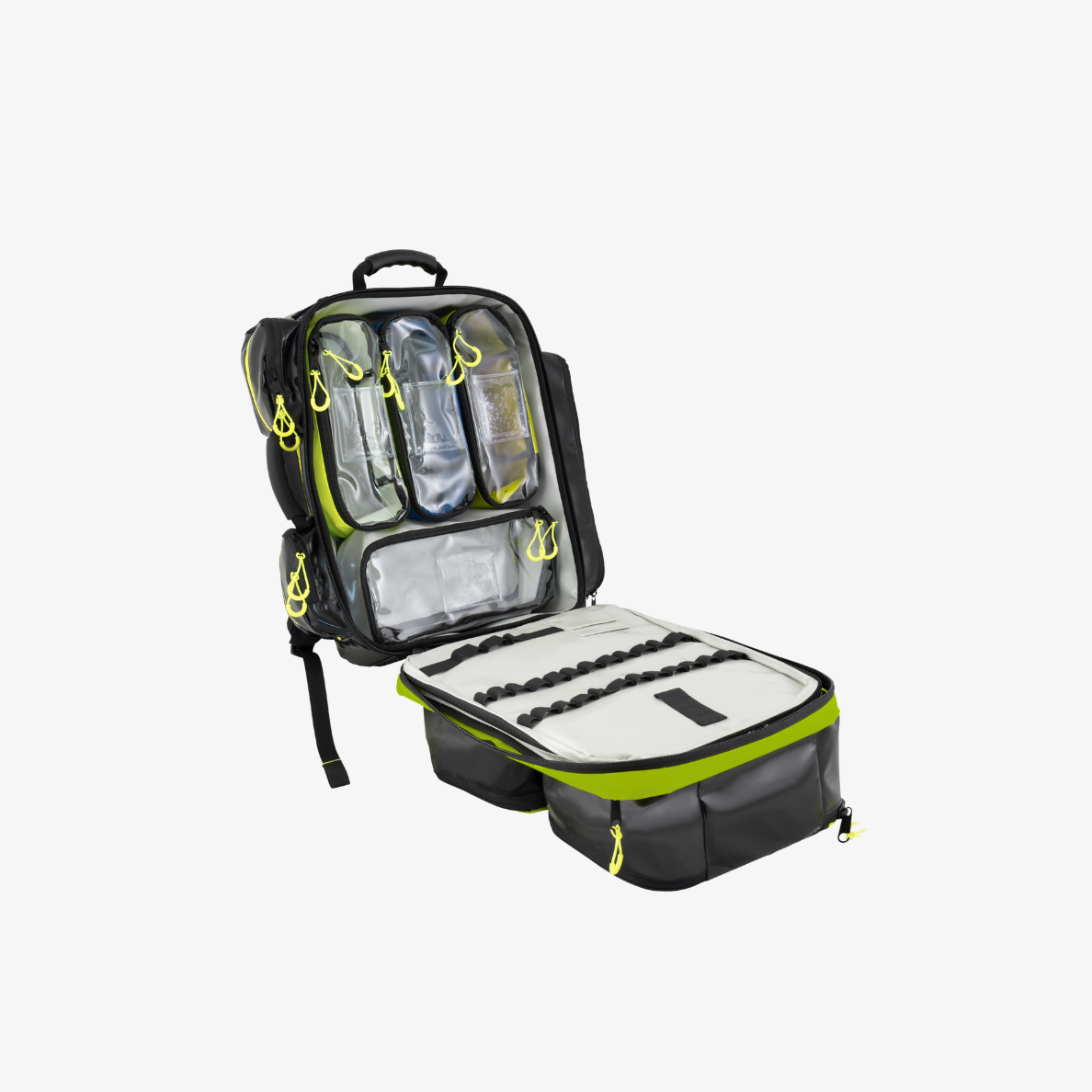 AEROcase® Sac à dos d’urgence Jaune Fluo - MEDpacks B1XLC