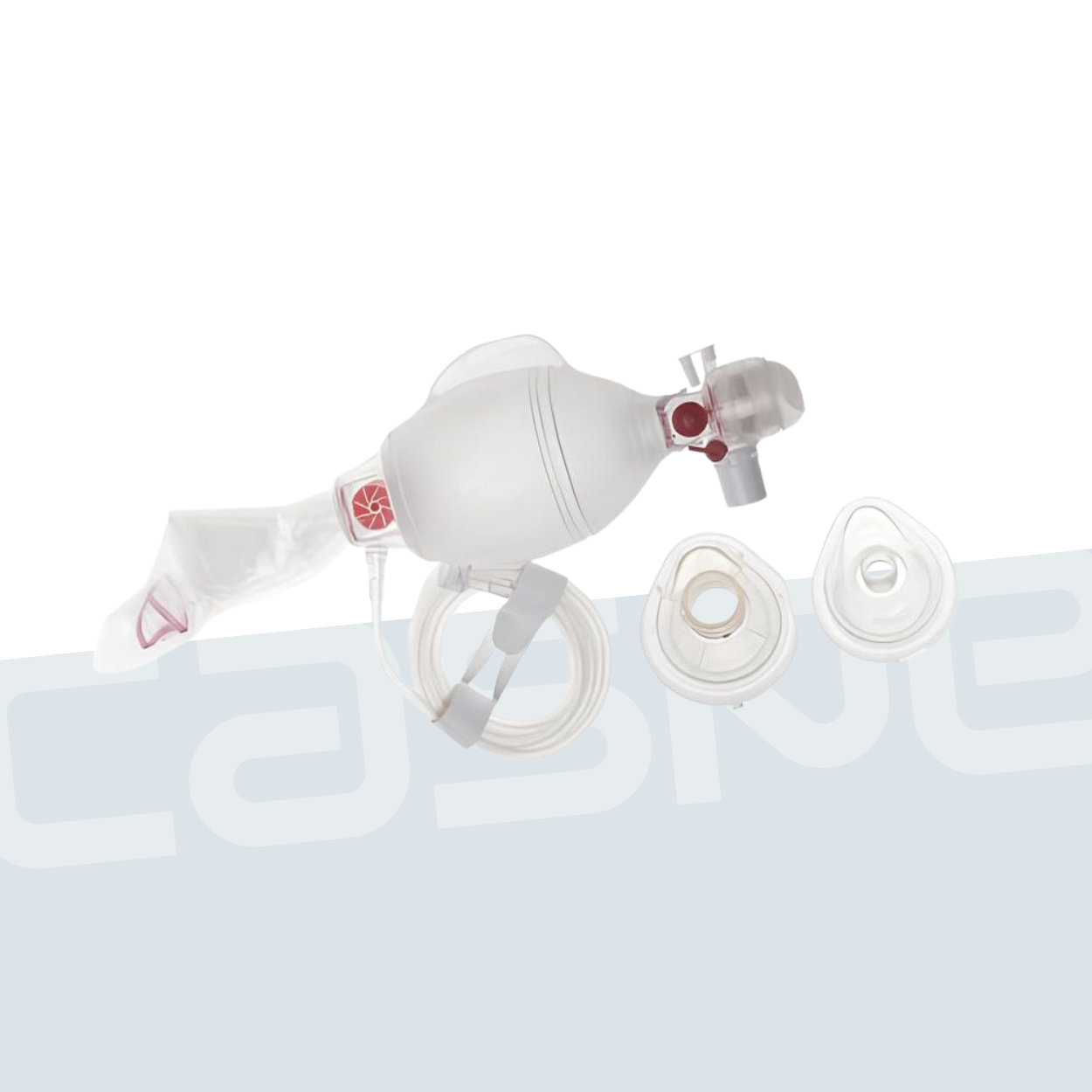 AMBU® SPUR® II Pédiatrique avec valve de surpression et Médiport & ballon réservoir O2 - Taille Enfant et Bébé