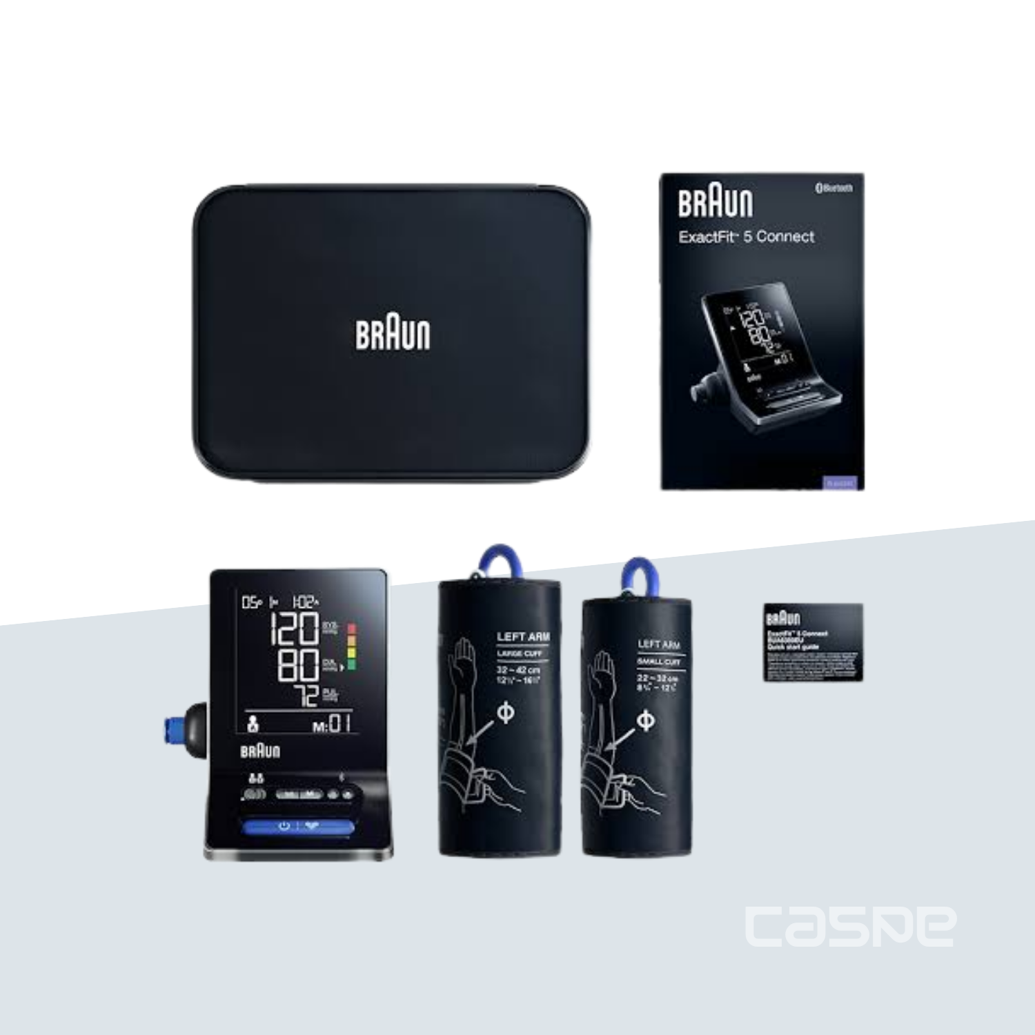 BRAUN Tensiomètre à bras Braun ExactFit™ 5 Connect BUA6350 Noir