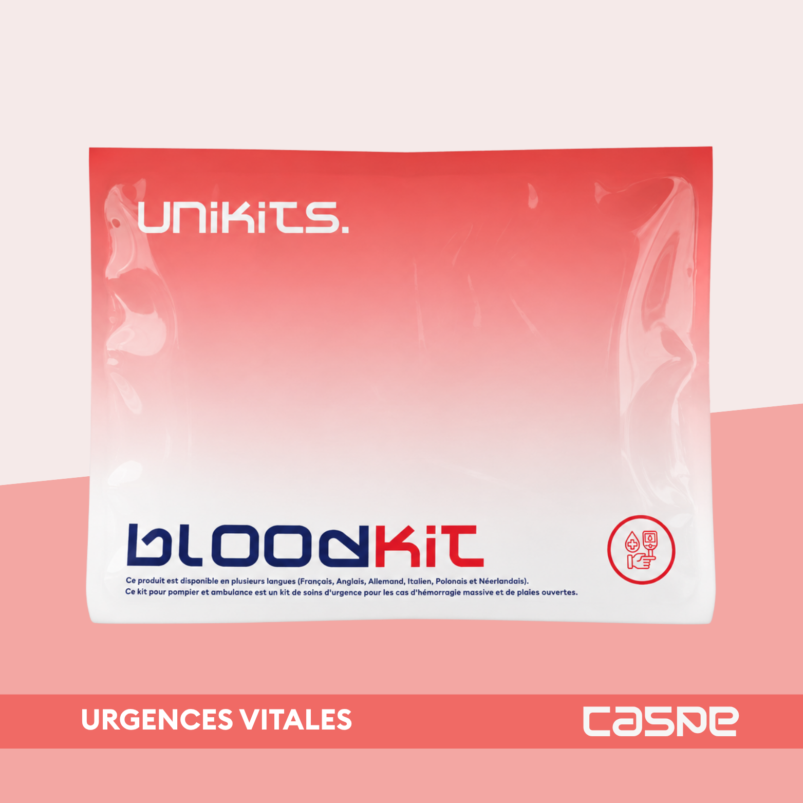UNIKITS BLOODKIT Kit d'urgences pour hémorragie et plaies ouvertes