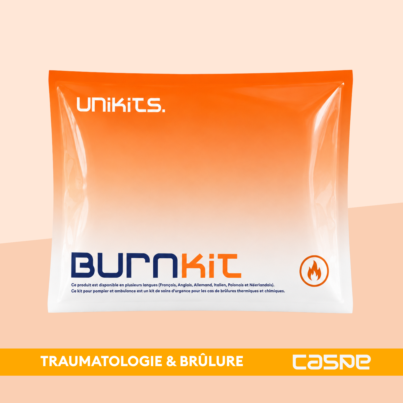 UNIKITS BURNKIT Kit de soins brûlures thermiques et chimiques