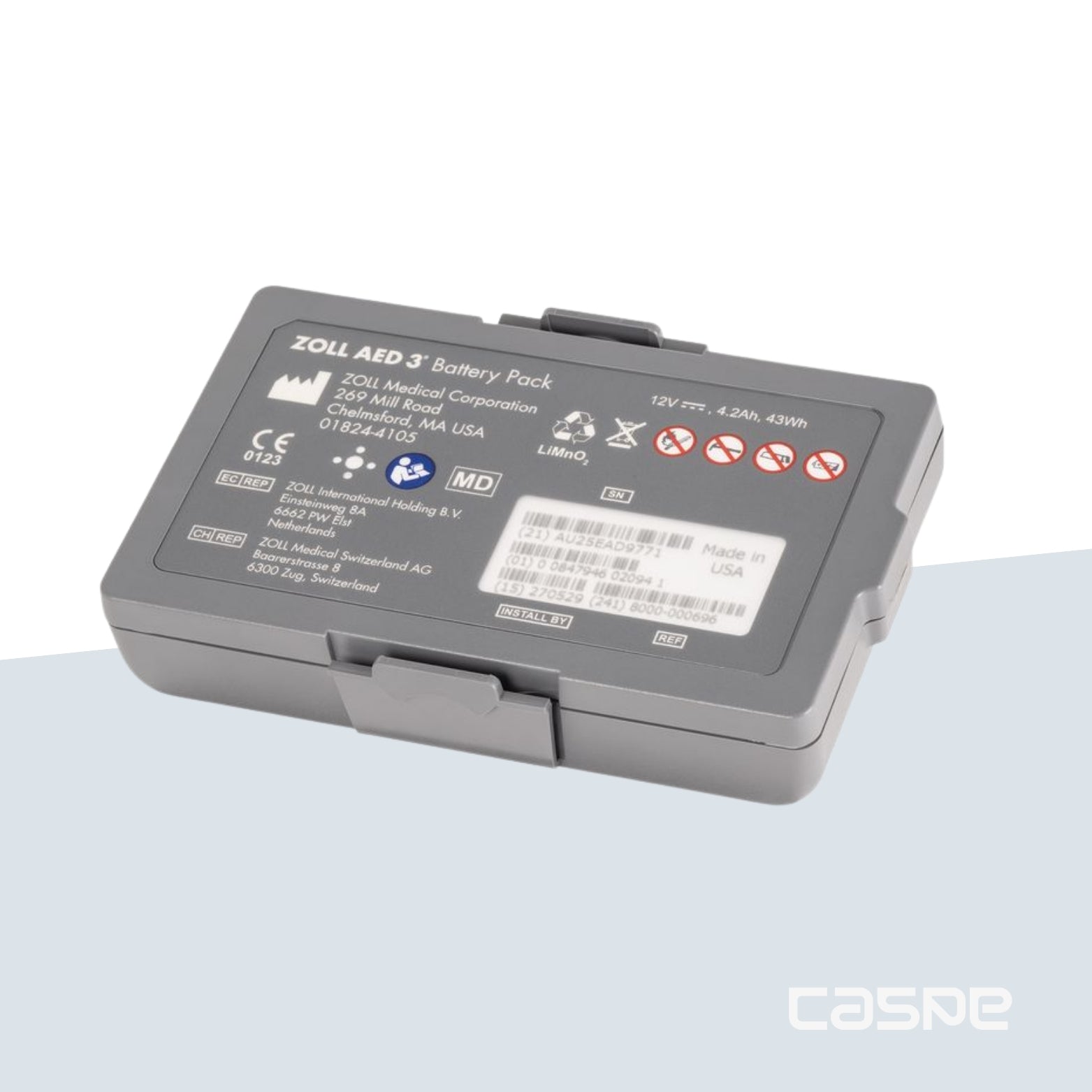 ZOLL Batterie lithium pour défibrillateur ZOLL AED 3