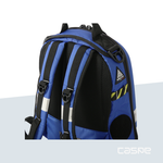 DIMATEX Sac à dos coqué MATT MINI Medium Blue et bandes réflechissante