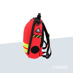 DIMATEX Sac à dos coqué MATT MINI Rouge et bandes réflechissante