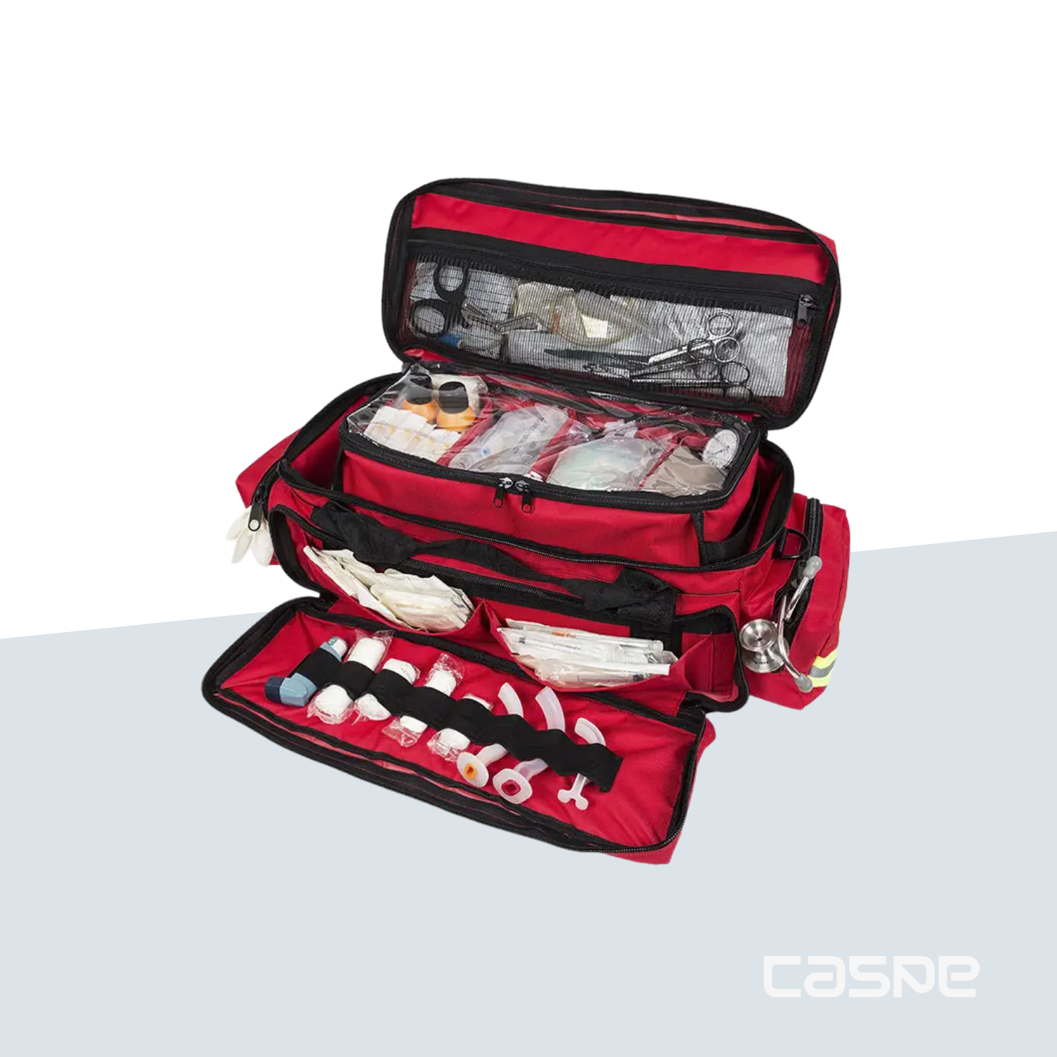 EMERGENCY'S Sac d'urgence oxygène EM13.005 Rouge