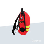 DIMATEX Sac à dos coqué MATT MINI Rouge et bandes réflechissante