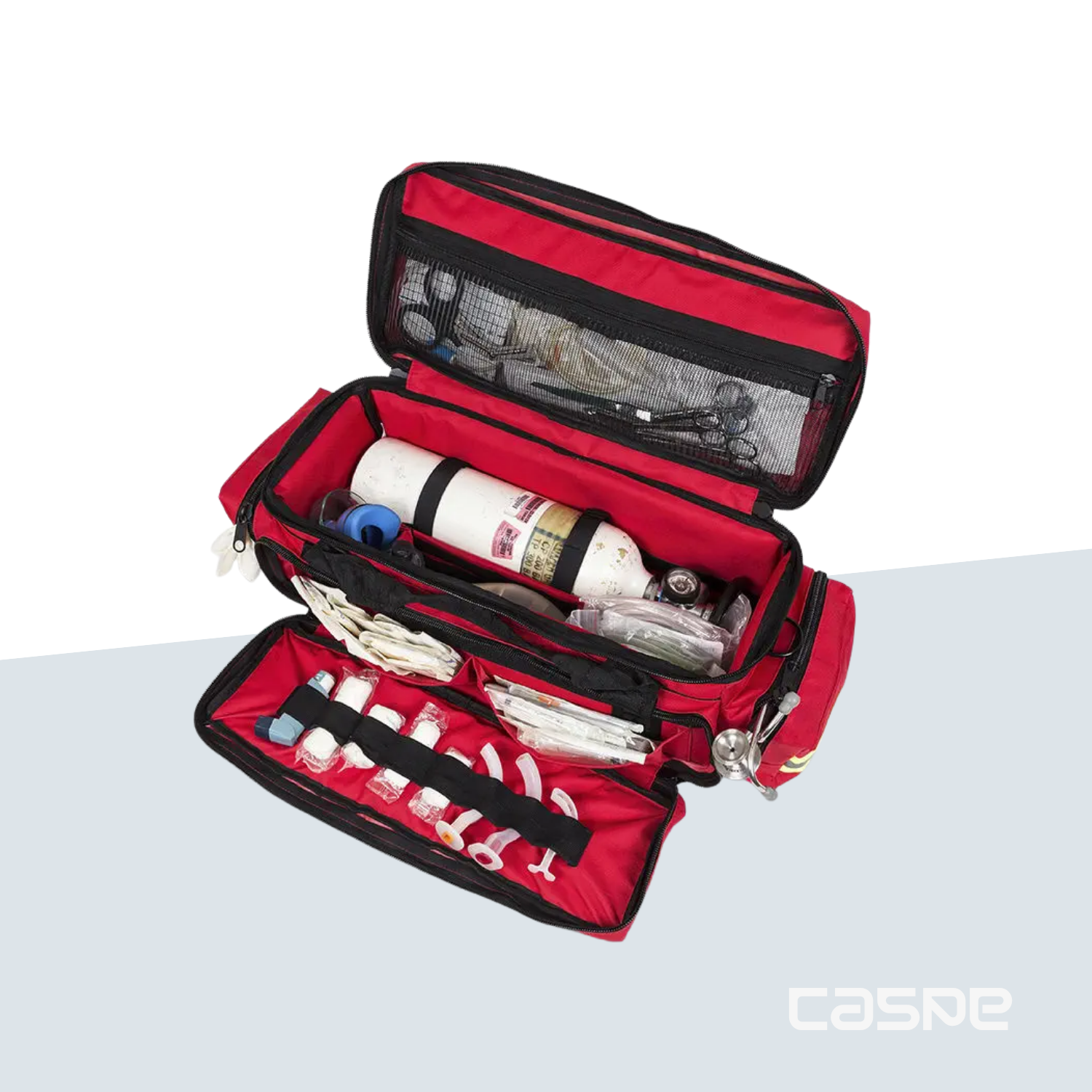 EMERGENCY'S Sac d'urgence oxygène EM13.005 Rouge