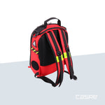 DIMATEX Sac à dos coqué MATT MINI Rouge et bandes réflechissante