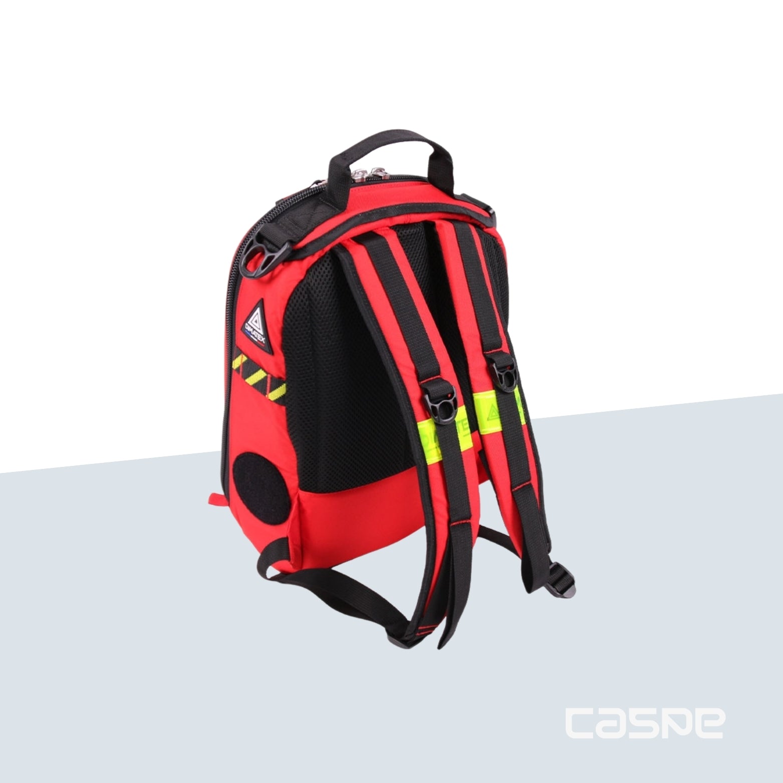 DIMATEX Sac à dos coqué MATT MINI Rouge et bandes réflechissante