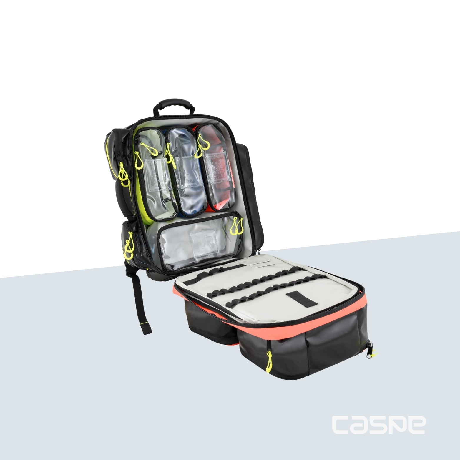 AEROCASE® Sac à dos d’urgence AEROcase® - MEDpack Basic Rouge fluo