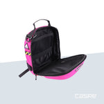 DIMATEX Sac à dos coqué MATT MINI Rose et bandes réflechissante