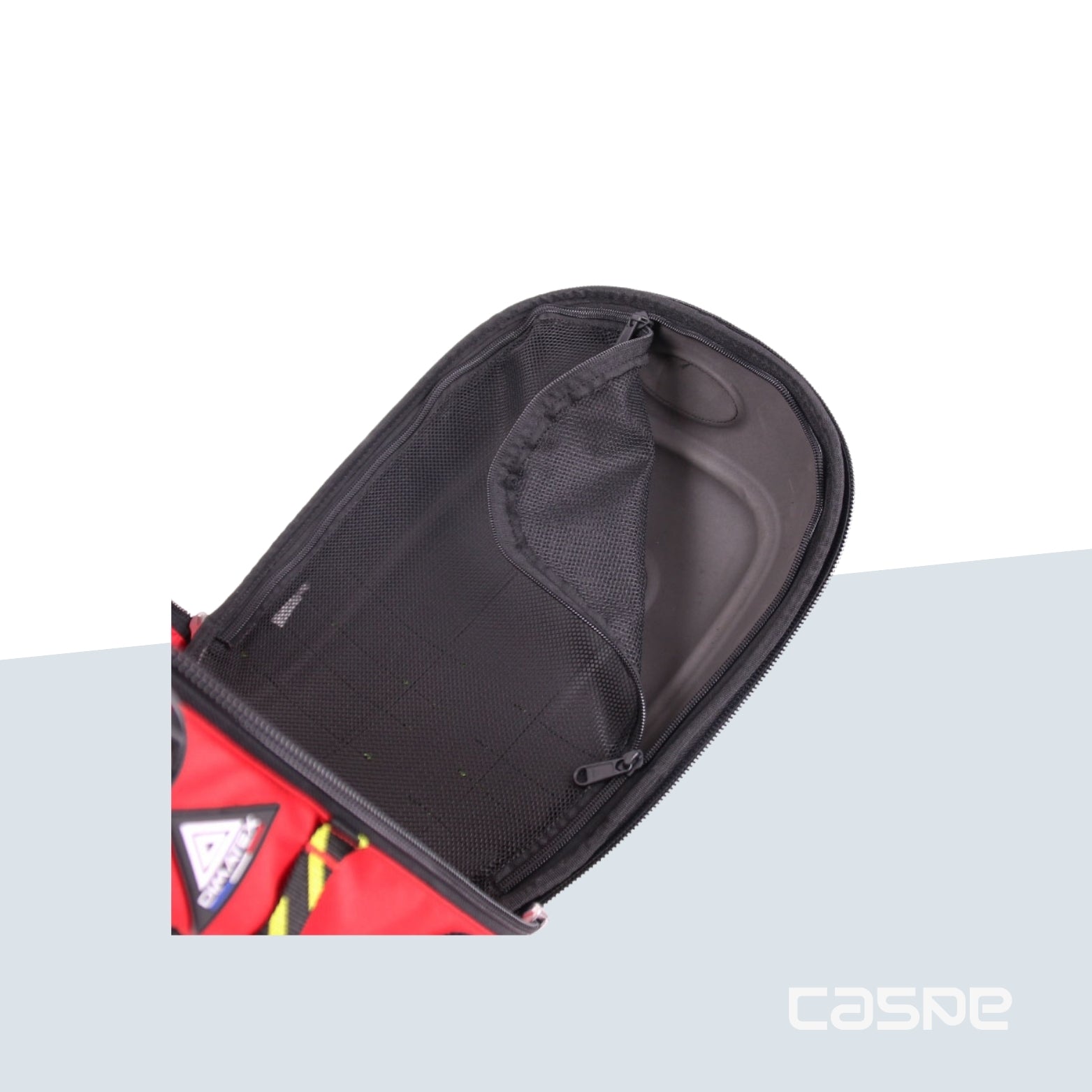 DIMATEX Sac à dos coqué MATT MINI Rouge et bandes réflechissante
