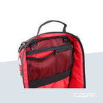 DIMATEX Sac à dos coqué MATT MINI Rouge et bandes réflechissante