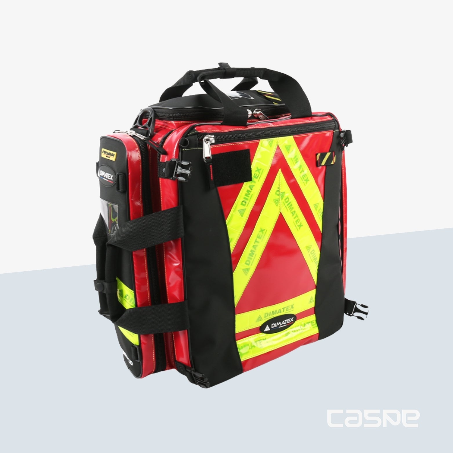 DIMATEX Sac à dos d'urgence et d'intervention URGENCY Rouge PVC