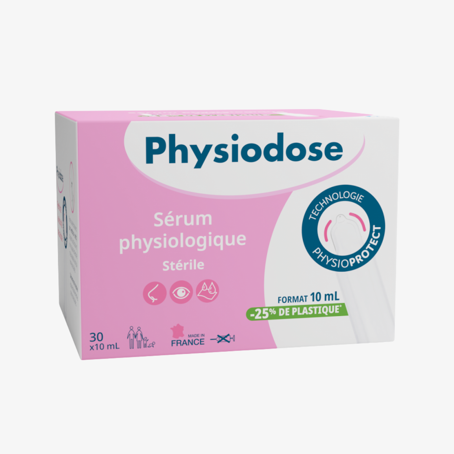 Sérum physiologique PHYSIODOSE - Boîte de 32 unidoses de 50ml