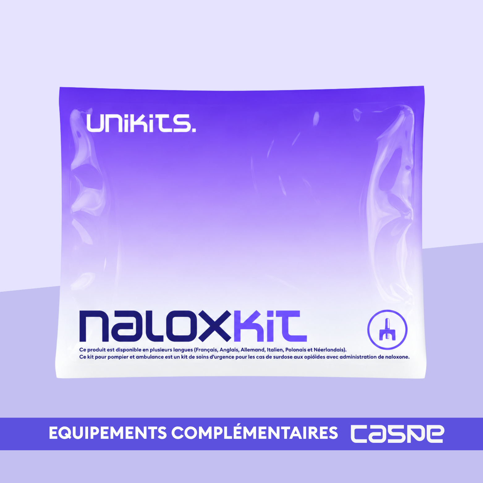 UNIKITS NALOXKIT Kit pour les surdoses aux opiodes + naloxone