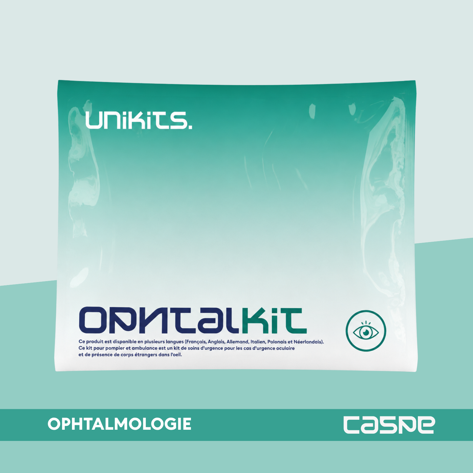 UNIKITS OPHTALKIT Kit de soins pour les urgences oculaires