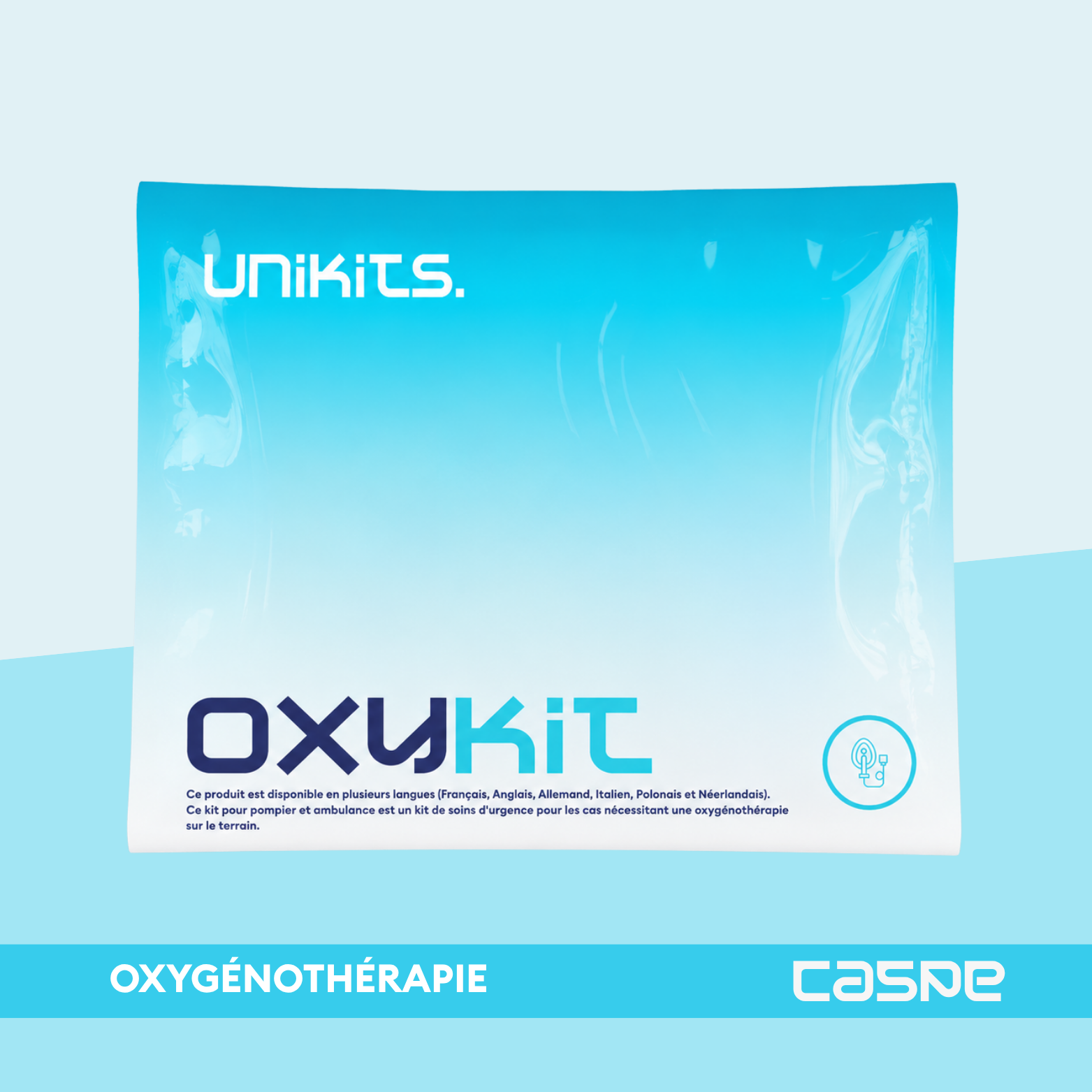 UNIKITS OXYKIT Kit d'oxygénothérapie sur le terrain