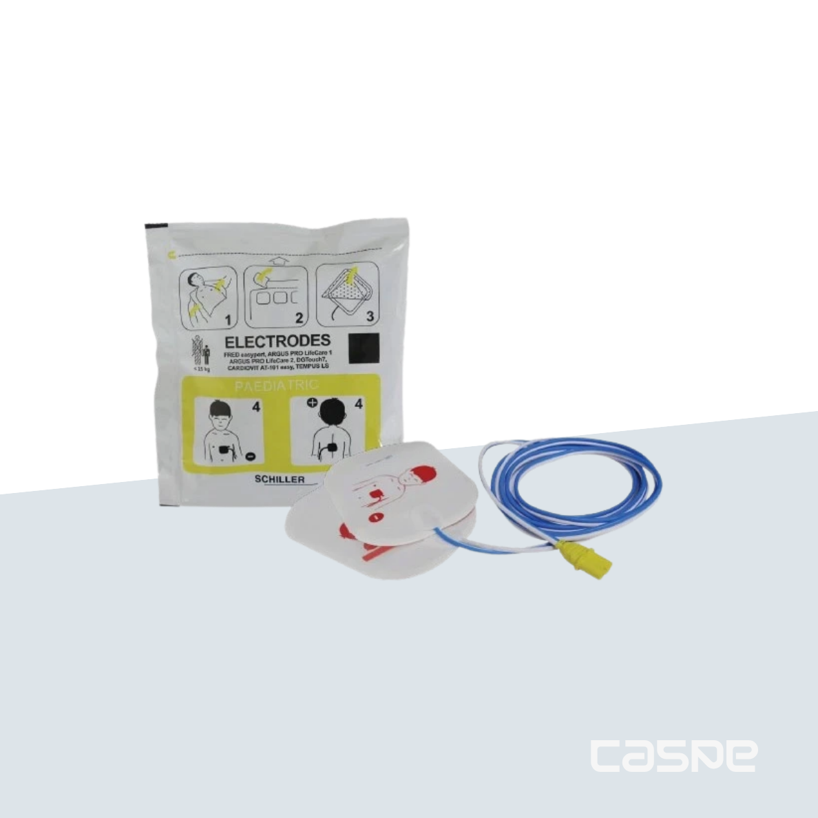 SCHILLER Electrodes pré-connectées Pédiatriques FRED PA-1, FRED EASYPORT et DGT7