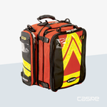 Sac à dos d’urgence Rouge DIMATEX TONIC + Poche PATROL amovible