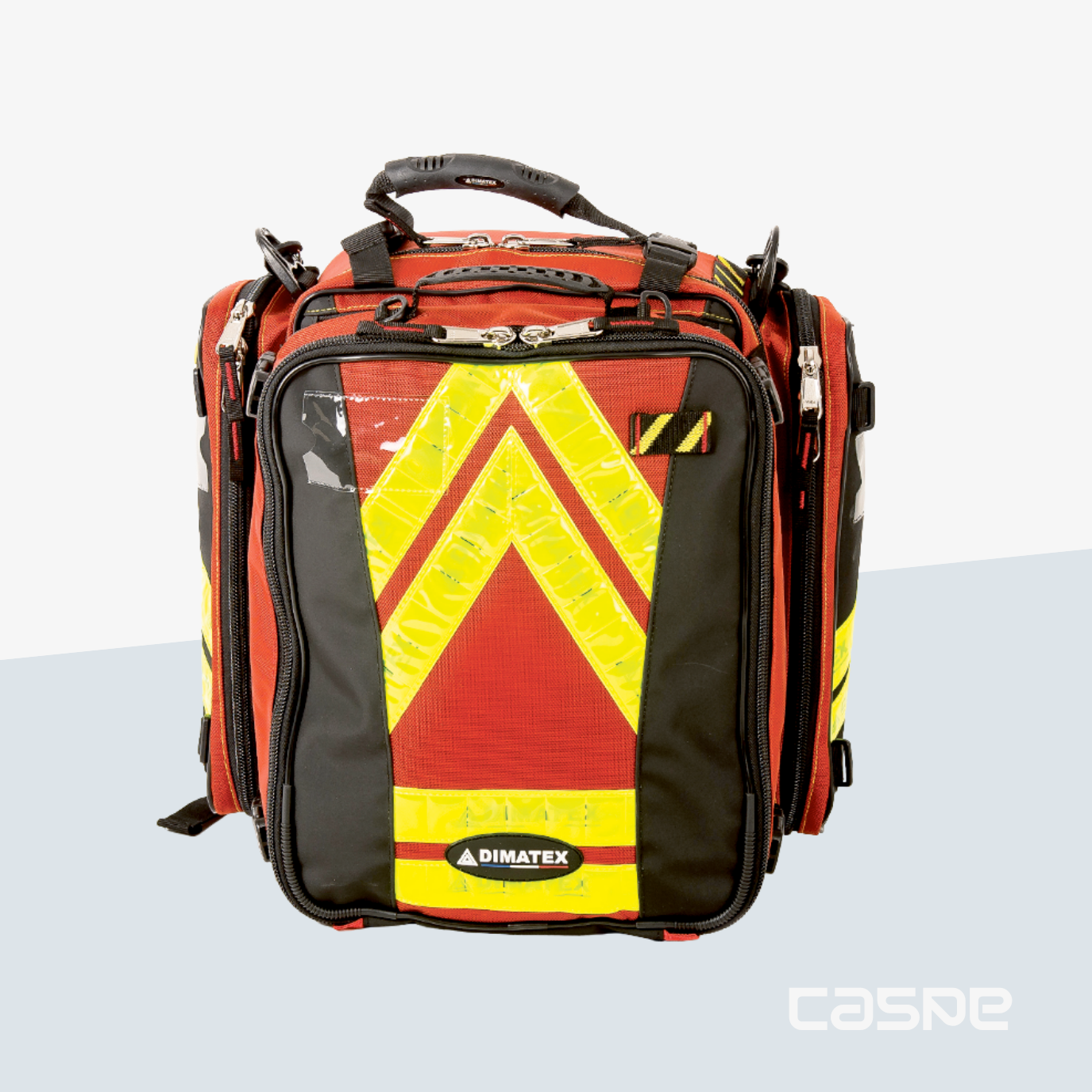Sac à dos d’urgence Rouge DIMATEX TONIC + Poche PATROL amovible