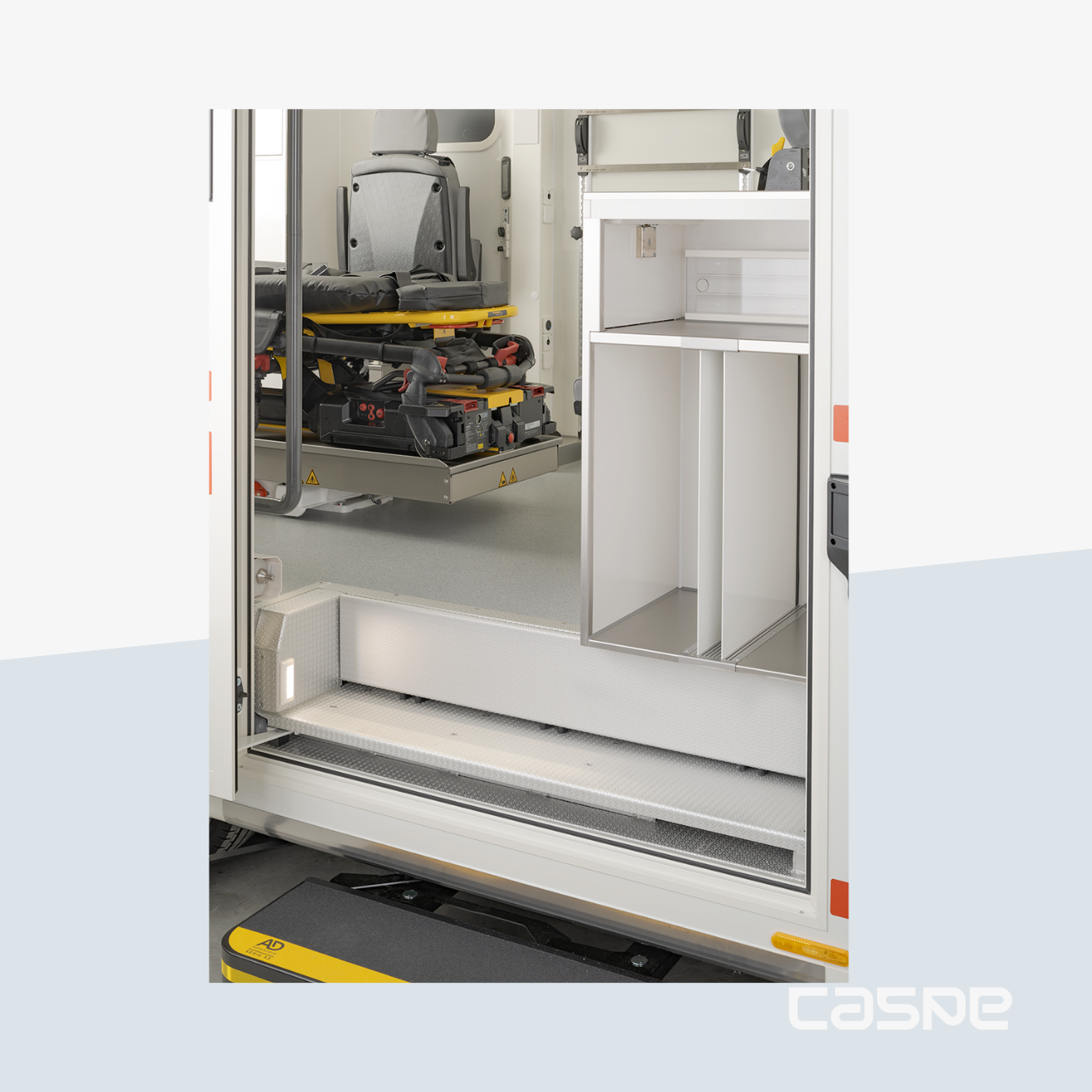 WAS 500 - Ambulance de secours électrique Cellule MAN TGE Flux 5,5T