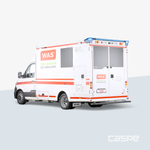 WAS 500 - Ambulance de secours électrique Cellule MAN TGE Flux 5,5T