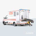 WAS 500 - Ambulance de secours électrique Cellule MAN TGE Flux 5,5T