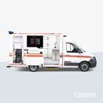 WAS 500 - Ambulance de secours électrique Cellule MAN TGE Flux 5,5T