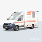 WAS 500 - Ambulance de secours électrique Cellule MAN TGE Flux 5,5T