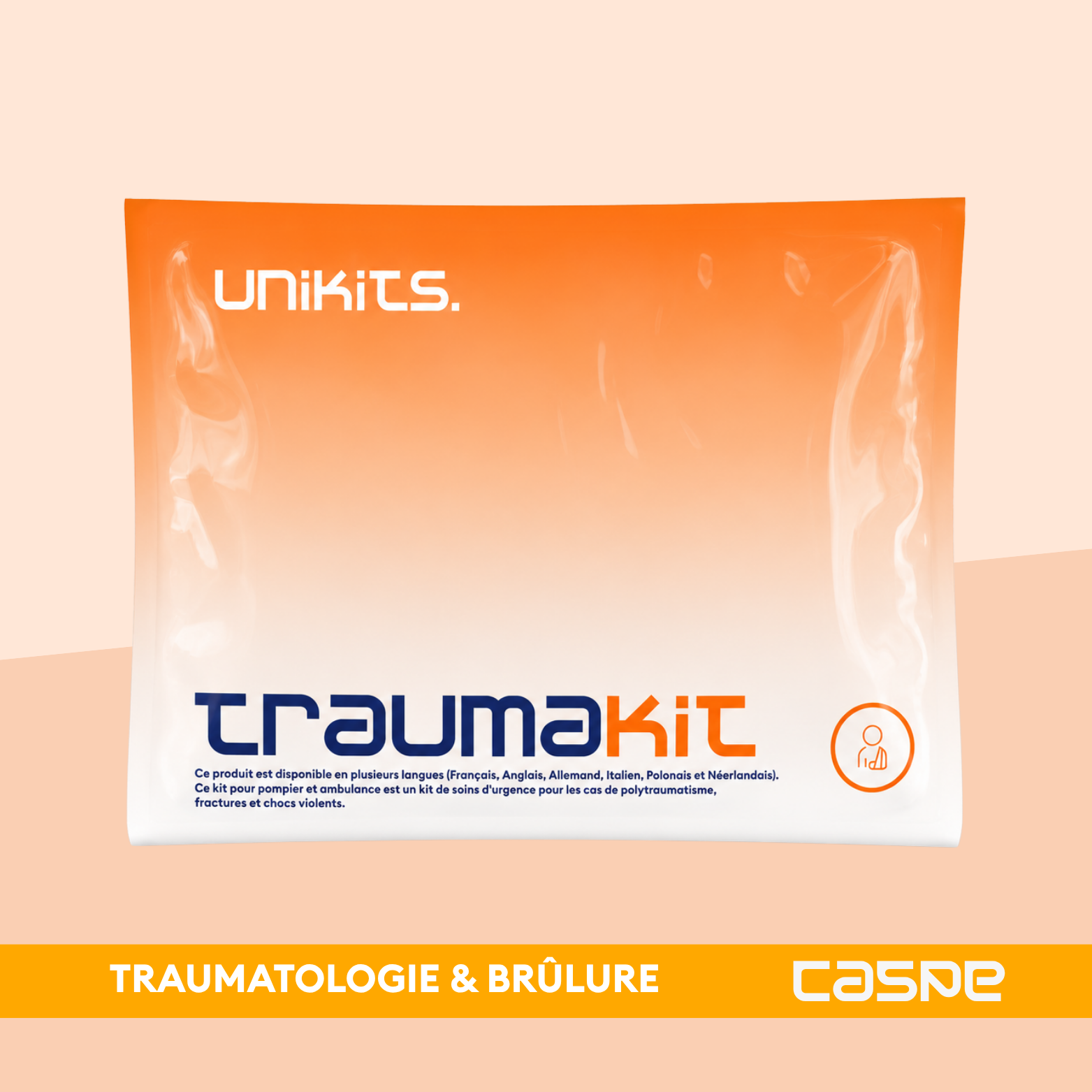 UNIKITS TRAUMAKIT Kit de soins pour les traumatismes et chocs violents