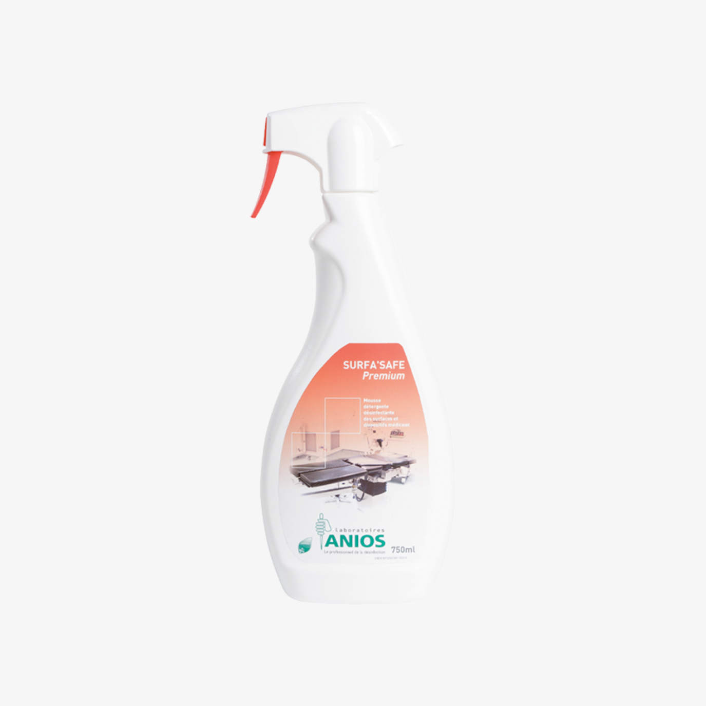 Surfa'Safe Premium Détergent - Pulvérisateur 750ml - Carton de 12 flacons