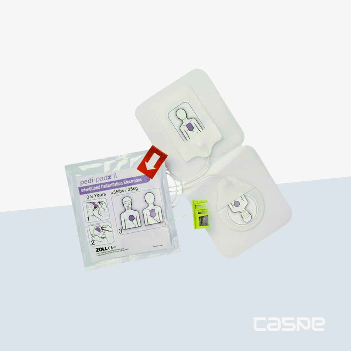 Electrodes enfant Pedi Padz II pour défibrillateur Zoll AED Plus & AED Pro