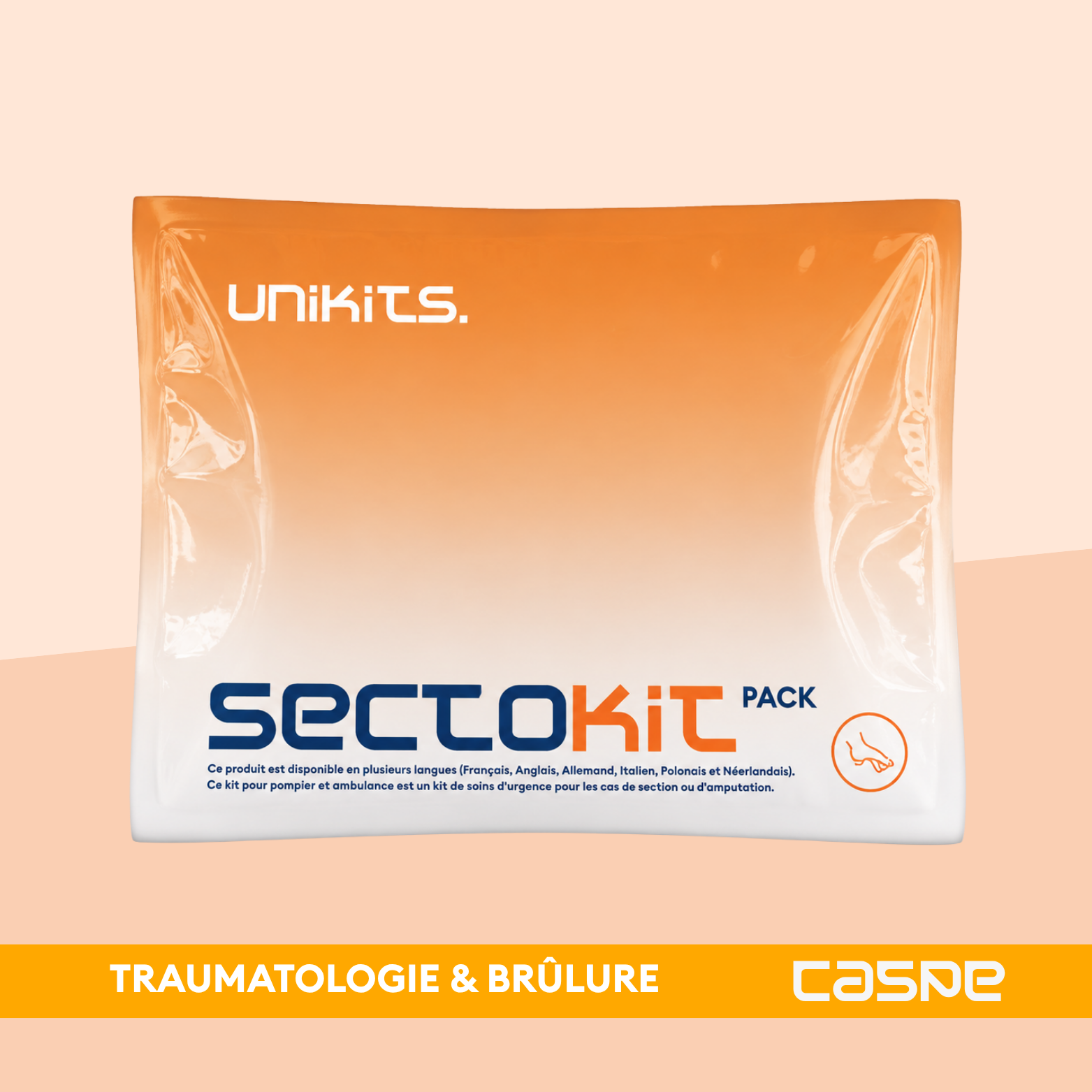 UNIKITS SECTOKIT Pack Kit d'urgence pour les membres sectionnés